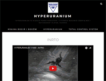 Tablet Screenshot of hyperuranium.com